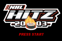 NHL Hitz 20-03 Title Screen